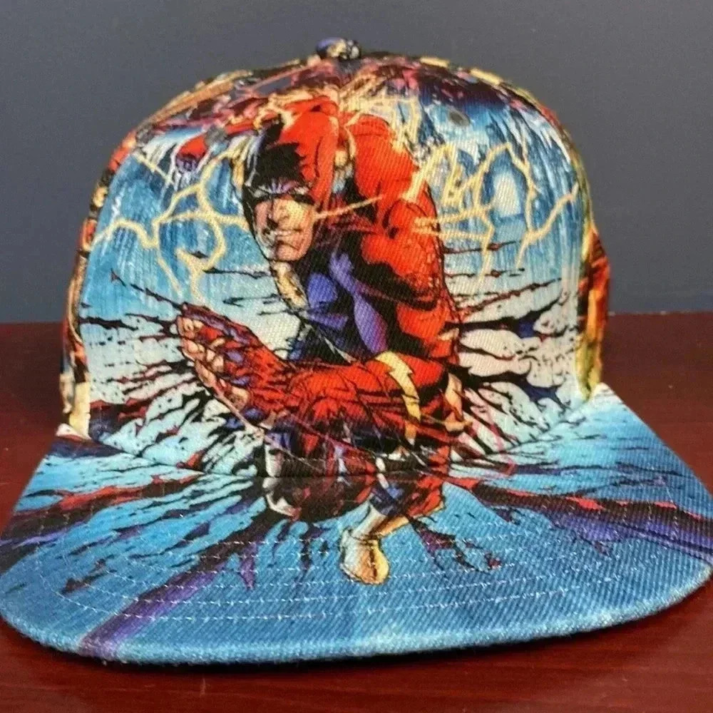 BIOWORLD MARVEL FLASH TRUCKER HAT ONE SIZE FITS MOST NEW/ NEW CONDITION … - Picture 2 of 13